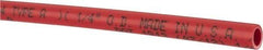 Eaton - 0.17" ID x 1/4" OD, 0.04" Wall Thickness, Cut to Length (1000' Standard Length) Thermoplastic Tube - Red, 1200 Max psi - Americas Industrial Supply