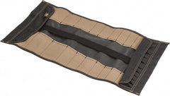 CLC - 32 Pocket Black & Brown Polyester Tool Roll - 28" Wide x 1" Deep x 14" High - Americas Industrial Supply