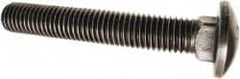 Value Collection - 5/16-18 UNC 1-1/2" Length Under Head, Standard Square Neck, Carriage Bolt - Grade 8 Alloy Steel, Zinc Trivalent Chromate Finish - Americas Industrial Supply