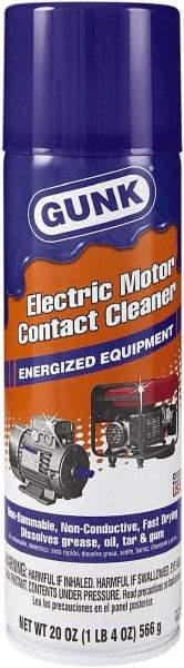 Gunk - Tetrachloroethylene Electrical Cleaner - 22 oz Aerosol Can - Americas Industrial Supply