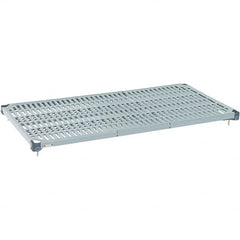 Metro - 42" Wide, 1-1/2" High, Open Shelving Shelf - Polymer, 18" Deep, Use with Metro Max Q - Americas Industrial Supply