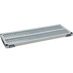 Metro - 48" Wide, 1-1/2" High, Open Shelving Shelf - Polymer, 18" Deep, Use with Metro Max I - Americas Industrial Supply