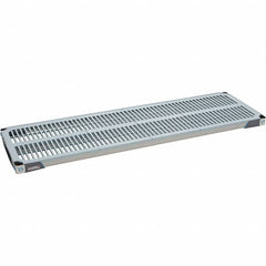 Metro - 60" Wide, 1-1/2" High, Open Shelving Shelf - Polymer, 18" Deep, Use with Metro Max I - Americas Industrial Supply