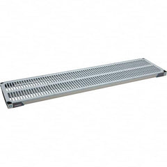 Metro - 72" Wide, 1-1/2" High, Open Shelving Shelf - Polymer, 18" Deep, Use with Metro Max I - Americas Industrial Supply