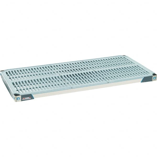 Metro - 48" Wide, 1-1/2" High, Open Shelving Polymer Shelf - Polymer, 24" Deep, Use with Metro Max I - Americas Industrial Supply