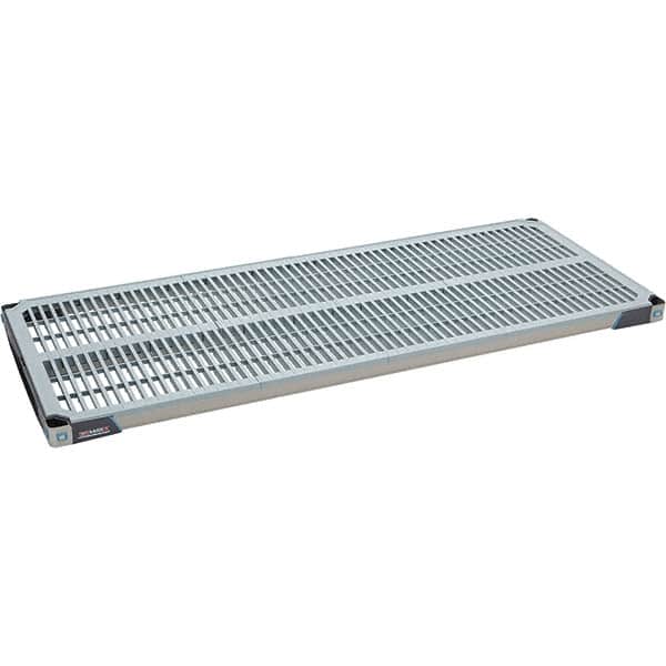 Metro - 60" Wide, 1-1/2" High, Open Shelving Polymer Shelf - Polymer, 24" Deep, Use with Metro Max I - Americas Industrial Supply