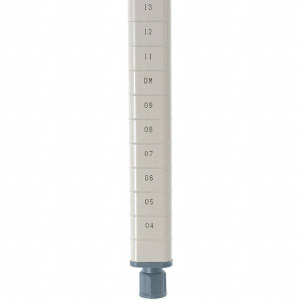 Metro - 13" High, Open Shelving Post - Steel with Epoxy Coating, Use with Metro Max Q Shelves - Americas Industrial Supply