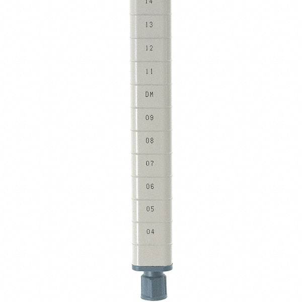 Metro - 54" High, Open Shelving Post - Steel with Epoxy Coating, Use with Metro Max Q Shelves - Americas Industrial Supply