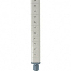 Metro - 54" High, Open Shelving Post - Steel with Epoxy Coating, Use with Metro Max Q Shelves - Americas Industrial Supply