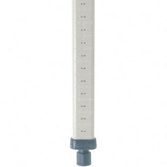 Metro - 33" High, Open Shelving Post - Polymer, Use with Metro Max I Shelving - Americas Industrial Supply