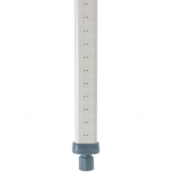 Metro - 54" High, Open Shelving Post - Polymer, Use with Metro Max I Shelving - Americas Industrial Supply