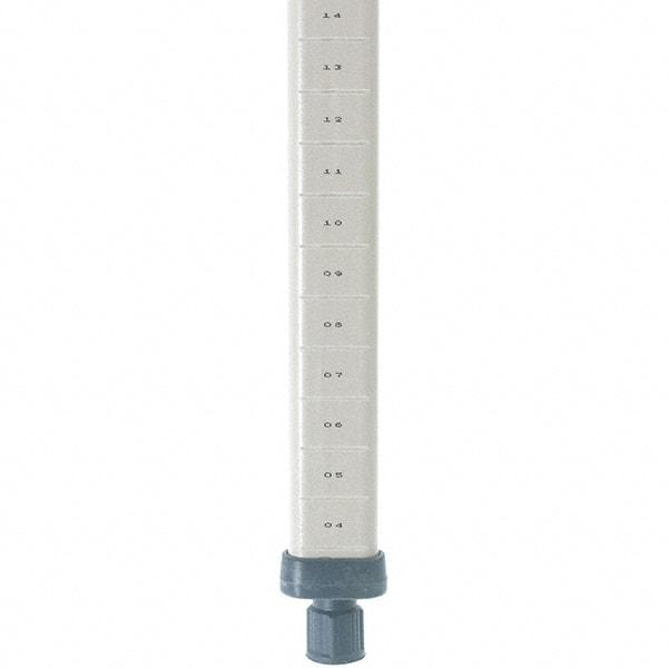 Metro - 74" High, Open Shelving Post - Polymer, Use with Metro Max I Shelving - Americas Industrial Supply