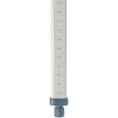 Metro - 74" High, Open Shelving Post - Polymer, Use with Metro Max I Shelving - Americas Industrial Supply