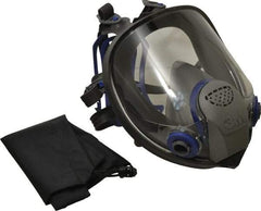 3M - Series FF-400, Size M Full Face Respirator - 6-Point Suspension, Bayonet Connection - Americas Industrial Supply