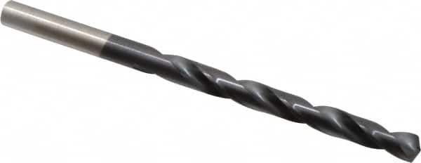 Hertel - 15/64" 135° High Speed Steel Jobber Drill - TiAlN Finish, Right Hand Cut, Spiral Flute, Straight Shank, 3-7/8" OAL, Split Point - Americas Industrial Supply