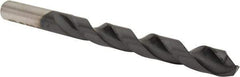 Hertel - 25/64" 135° High Speed Steel Jobber Drill - TiAlN Finish, Right Hand Cut, Spiral Flute, Straight Shank, 5-1/8" OAL, Split Point - Americas Industrial Supply