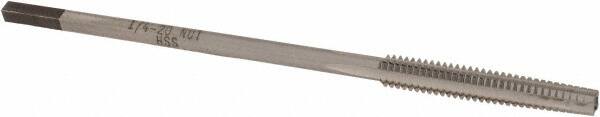 Hertel - 1/2" 135° High Speed Steel Jobber Drill - TiAlN Finish, Right Hand Cut, Spiral Flute, Straight Shank, 6" OAL, Split Point - Americas Industrial Supply