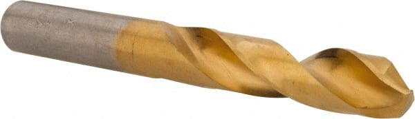 Hertel - 0.397" 135° Spiral Flute High Speed Steel Screw Machine Drill Bit - Americas Industrial Supply