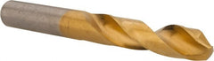 Hertel - 0.397" 135° Spiral Flute High Speed Steel Screw Machine Drill Bit - Americas Industrial Supply