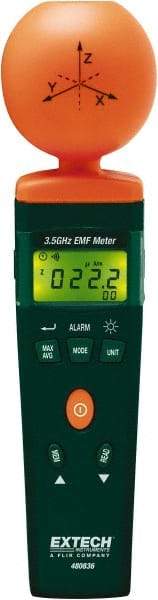 Extech - 3-1/2 Ghz Max, LCD Display, RF and EMF Meter - 9V Power Supply - Americas Industrial Supply