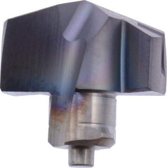 Iscar - Series ICM, 15.39mm Diam Grade IC908 140° Replaceable Drill Tip - Carbide, TiAlN Finish, 15 Seat Size - Americas Industrial Supply