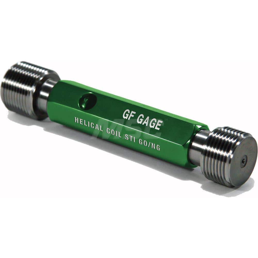 Plug Thread Gage: M12x1.75 Thread, 6H Class, Double End, Go & No Go Handle Included
