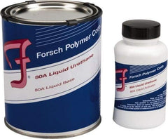 Forsch Polymer Corp - 1 Lb Kit Tan Polyurethane Castable Rubber - 100°F Max Operating Temp, 30 min Tack Free Dry Time, 24 hr Full Cure Time, Series URS 5180 - Americas Industrial Supply