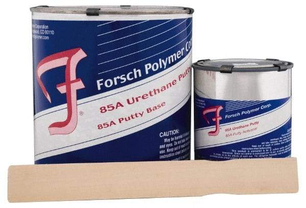 Forsch Polymer Corp - 4 Lb Kit Gray Urethane Putty - 20 min Tack Free Dry Time, 48 hr Full Cure Time, Series URS 5685 - Americas Industrial Supply