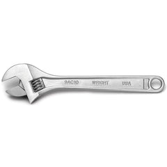 Wright Tool & Forge - Adjustable Wrenches; Wrench Type: Adjustable ; Wrench Size (Inch): 24.0000 ; Jaw Capacity (Inch): 2-7/16 ; Material: Steel ; Finish/Coating: Chrome ; Overall Length (Inch): 24 - Exact Industrial Supply