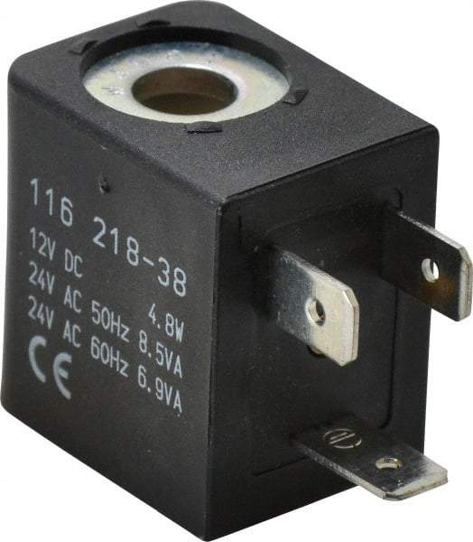 ARO/Ingersoll-Rand - 12 DC Volt, Din Connection Coil Lead Length, Class F, Solenoid Coil - 4.8 Watt, NEMA 4 Enclosure, Use with ARO Solenoid Valve - Americas Industrial Supply