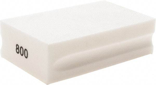 Brite Star - 800 Grit, Diamond Hand Pad - White, 2-1/4" Wide x 3-3/4" Long, Coated - Americas Industrial Supply