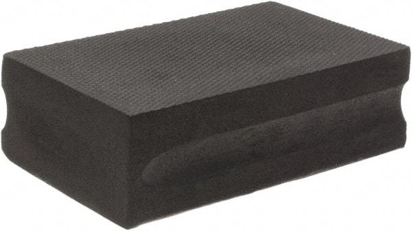 Brite Star - 120 Grit, Diamond Hand Pad - Black, 2-1/4" Wide x 3-3/4" Long, Coated - Americas Industrial Supply