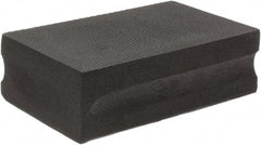 Brite Star - 120 Grit, Diamond Hand Pad - Black, 2-1/4" Wide x 3-3/4" Long, Coated - Americas Industrial Supply