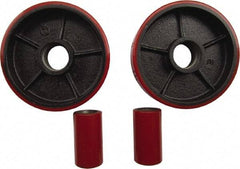 Value Collection - 4,400 Lb Capacity, 6-1/2" Lift Replacement Wheel Kit for Low Profile Pallet Jack - 2" Min Lift Height, 48" Fork Length x 27" Fork Width, 27" Overall Width - Americas Industrial Supply