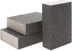 Brite Star - 2-3/4" Wide x 12" Long, Hard Grade Sanding Sponge - 60 & 100 Grit, 1" Thick - Americas Industrial Supply