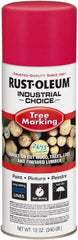 Rust-Oleum - 12 fl oz Fluorescent Pink Marking Paint - 300' Coverage, Modified Alkyd Formula, >500 gL VOC - Americas Industrial Supply