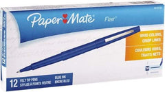 Paper Mate - Needle Porous Point Pen - Blue - Americas Industrial Supply