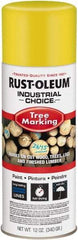 Rust-Oleum - 12 fl oz Yellow Marking Paint - 300' Coverage, Modified Alkyd Formula, >500 gL VOC - Americas Industrial Supply