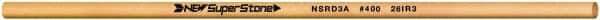 Value Collection - Round Ceramic Finishing Stick - 50mm Long x 3.175mm Wide x 3.2mm Thick, 400 Grit - Americas Industrial Supply