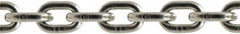 Value Collection - 3/8" Welded Stainless Steel Chain - 3,500 Lb Capacity, Grade 43, 400' Long, Polished Finish - Americas Industrial Supply