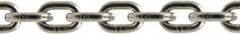 Value Collection - 1/2" Welded Stainless Steel Chain - 6,500 Lb Capacity, Grade 43, 200' Long, Polished Finish - Americas Industrial Supply