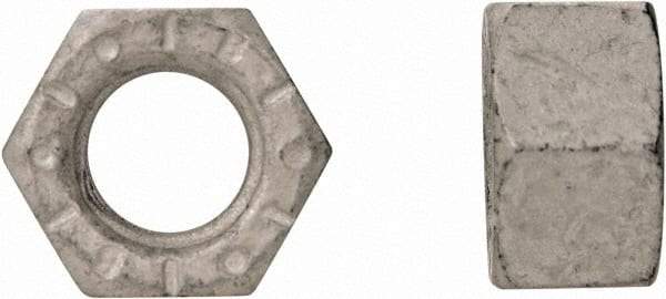 Bowmalloy - 3/8-24 Steel Right Hand Hex Nut - 9/16" Across Flats, 0.33" High, Bowma-Guard Finish - Americas Industrial Supply