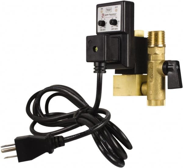 PRO-SOURCE - 3/8" Inlet, Electronic Condensate Drain Valve - 3/8" NPT Outlet, 1.5 to 300 psi - Americas Industrial Supply
