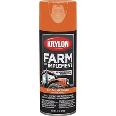 Krylon - Orange (Allis Chalmers), 12 oz Net Fill, Gloss, Farm & Equipment Spray Paint - 12 oz Container, Use on Equipment - Americas Industrial Supply