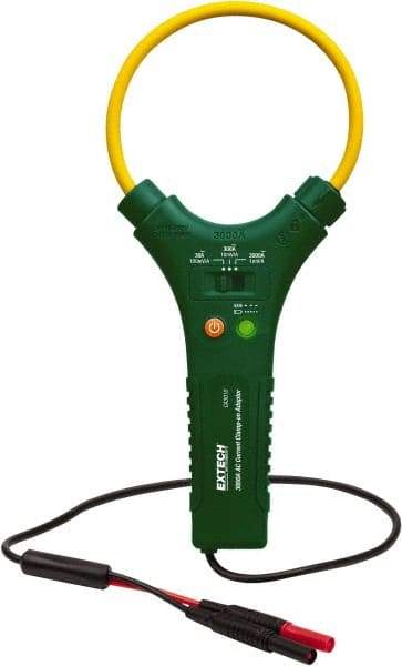 Extech - CA3010, CAT IV, Analog True RMS Clamp Meter with 10" Flex Jaws - 3000 AC Amps, Measures Current - Americas Industrial Supply