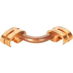 Panduit - 2 AWG Compatible Grounding Clamp - Copper Alloy, 1" OAL - Americas Industrial Supply