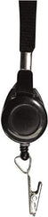 ADVANTUS - Lanyards Material: Polyester Color: Black - Americas Industrial Supply