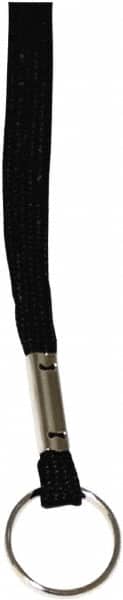 ADVANTUS - Lanyards Material: Cotton/Nylon Color: Black - Americas Industrial Supply