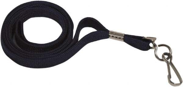 ADVANTUS - Lanyards Material: Cotton/Nylon Color: Blue - Americas Industrial Supply