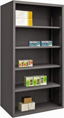 Durham - 4 Shelves, 6,100 Lb Capacity, Closed Shelving System - 72" Wide x 24" Deep x 72" High, Gray - Americas Industrial Supply
